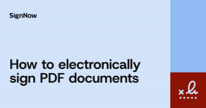 Learn how to sign a PDF electronically, e-sign PDF documents online, and compare free and paid electronic signature PDF tools with SignNow.
